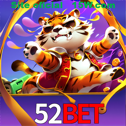 Imagem promocional da 52Bet mostrando a plataforma e suas vantagens